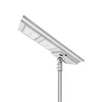 Lampadaire Solaire LED Intégré Tout-en-un 70W, Garantie Usine 3 Ans, IP65, Utilisation Routière, Batterie LiFePO4, Autonomie 3 Jours par Jour de Pluie