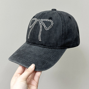 Rhinestone Butterfly Baseball <strong>Cap</strong> Women's Sequin Flower Breathable Mesh <strong>Cap</strong> Casual Versatile Shade Sunscreen <strong>Peaked</strong> Hat - Product Image 2