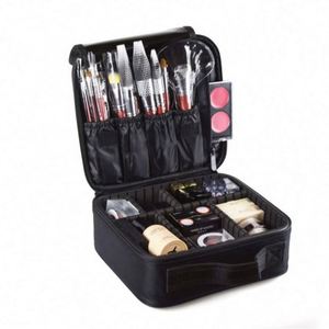 Sac de rangement cosmétique portable professionnel, multifonctionnel, sac de maquillage amovible pour les voyages, trousse de beauté avec logo personnalisé - Product Image 1