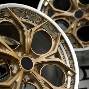 Roue de voiture de course forgée sur mesure EZW 2 pièces Concave à plat profond 5x114.3 5x120 5x112 Jante de 18 à 23 pouces en alliage <span class=keywords><strong>4</strong></span> pièces en aluminium quantité minimale de commande - Product Image 2