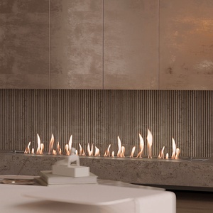 <span class=keywords><strong>Cheminée</strong></span> à <span class=keywords><strong>bioéthanol</strong></span> double face MEISU.CH Linear Cocon Fuel, économique et haut de gamme, en acier inoxydable - Product Image 1