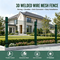 Clôture en treillis soudé 3D haute sécurité, galvanisée à chaud, clôture en fil métallique incurvé 3D - Fournisseur direct pour projets résidentiels et industriels
