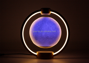 hotsale ไฮไฟแม่เหล็กลอยลําโพงบลูทูธไฟ LED สีสันสดใสพร้อมโคมไฟดวงจันทร์ - Product Image 6