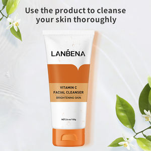 LANBENA-lavado <span class=keywords><strong>Facial</strong></span> de espuma con vitamina C para hombre, blanqueador nutritivo, limpiador <span class=keywords><strong>Facial</strong></span> para la piel - Product Image 4