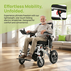 <span class=keywords><strong>Fauteuil</strong></span> <span class=keywords><strong>roulant</strong></span> électrique rigide automatique pliable léger tout-terrain pour <span class=keywords><strong>la</strong></span> plage et les soins à domicile, idéal pour les personnes handicapées - Product Image 3