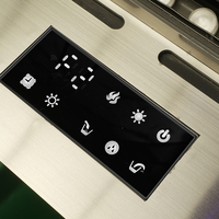 Cheminée atomisante sans conduit de fumée 110-220V, sans conduit de ventilation, flamme 3D à effet vapeur, pour condo, petite maison, encastrée au mur