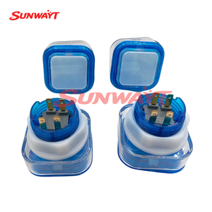 Bouton poussoir carré LED 36*36mm pour machine de jeu d'arcade avec micro-interrupteur intégré, accessoire pour appareils de divertissement - Product Image 5