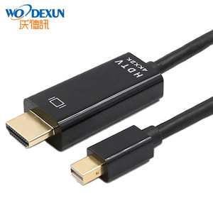 Cable Wodexun Mini DP a HDMI de 1.8m, Adaptador 4K HD para Laptop y TV - Product Image 1