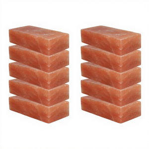 Customized 1x4x8 Inch 100% Pure Himalayan Salt Tiles for Massage Rooms & Salt Therapy <b>Walls</b> from Pakistan - Product Image 1