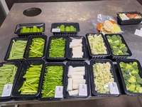 180*120*35mm Lunchbox Kunststoff pp Behälter für runde Suppen tablett oder Schüssel zur Aufbewahrung von Lebensmitteln in Fabrik und Restaurant