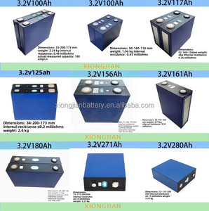 แบตเตอรี่ Xiongjian LFPO 3.7V 50Ah 58Ah 66.2Ah 93Ah 114Ah 117Ah 141Ah 180Ah 218Ah 280Ah Ncm 811 เซลล์ลิเธียมไอออนแบบแท่งปริซึม - Product Image 6