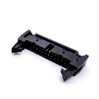 Connecteur de têtes de bornes Soulin à échantillon gratuit, en laiton, pas de 2,54 mm, 2x12 broches, double rangée, droit, L15,8, avec éjecteur PC3,5 pour carte PCB