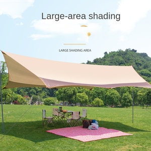 Grande bâche de <span class=keywords><strong>camping</strong></span> papillon quatre saisons à ouverture rapide, légère, imperméable, pare-soleil, en tissu Oxford pour l'extérieur - Product Image 2