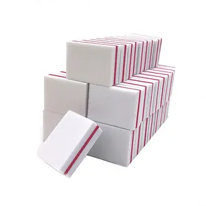 50 Unidades/lote Bloques de Pulido y Lijado Blancos para Uñas, Mini Limas de Esponja 100/180, Herramientas y Accesorios para Salón de Manicura y Pedicura - Product Image 5