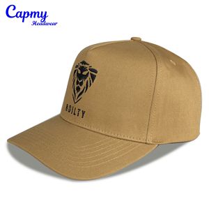 Casquette de Baseball à 5 panneaux, Logo personnalisé, 100% coton, cadre, chapeau, broderie 3d, femmes, marron, New York, <span class=keywords><strong>Snapback</strong></span>, hommes, sport - Product Image 3