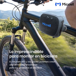 Mini haut-parleur sans fil d'extérieur Miccell 8W IPX5 avec lumière RGB et <span class=keywords><strong>cordon</strong></span>, idéal pour le cyclisme, le camping et la randonnée - Product Image 3