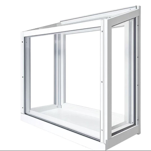 Vente en gros pour le commerce international : Fenêtres en aluminium sur mesure de style français, fenêtres en verre pour baies vitrées de cuisine et fenêtres de salle de bain - Product Image 1