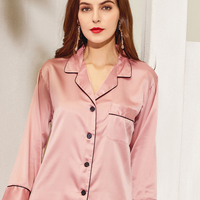 Ensemble de robes de nuit assorties pour la famille en polyester et spandex imprimé personnalisé Fung 6001 pour femmes, pantalon de jogging