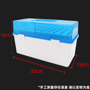 Chariot d'hôpital avec boîtes de livraison d'échantillons Transport et stockage pour les tubes à essai de médicaments, les urines et les selles - Product Image 3