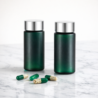 Bouteilles en plastique PET de 60 ml, de couleur personnalisée, de qualité alimentaire, portables, avec bouchon à vis, pour l'emballage médical clinique