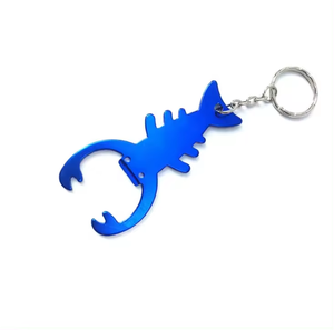 فتاحات زجاجات جراد البحر من الألومنيوم على شكل حيوانات مخصصة ، سلسلة مفاتيح ، طباعة بأنماط مختلفة مع وظيفة الفتاحات - Product Image 4