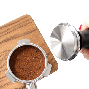 Prensador de <span class=keywords><strong>Espresso</strong></span> Premium de 58 mm, Acero Inoxidable, Fuerza Constante, Calibrado - Product Image 2