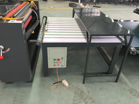 Plastifieuse manuelle de flûte de grand format Dongguang boîtes en carton ondulé emballage machine à plastifier manuelle de flûte de carton