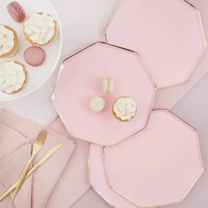 Vajilla Desechable de Papel para Fiestas de Cumpleaños, Colorida, en Forma Octogonal, de DAMAI - Product Image 4