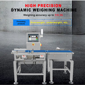 अनुकूलित ऑनलाइन स्वत: वजन मशीन लाइन निरीक्षण पैमाने पर इलेक्ट्रॉनिक बेल्ट पैमाने संदेश वजन सॉर्टर छंटनी की मशीन - Product Image 2
