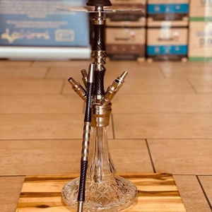 Original Premium Crystalia Hookah Setup 1/2/4 Pipe Shisha Fibra de carbono Metal Hookah Shop Lounge Home Multiplayer Shishia Hookah - Product Image 5