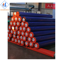 Bâche imperméable robuste en plastique HDPE de Corée, rouleau de bâche PE de 2 m x 100 m