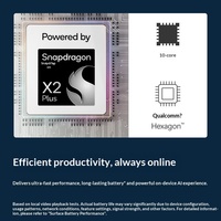 Venta Directa de Fábrica, Microsoft Surface Pro de 13 Pulgadas (12.ª Generación), Portátil 2 en 1, Snapdragon X2 Plus, 16 GB, 512 GB, Platino