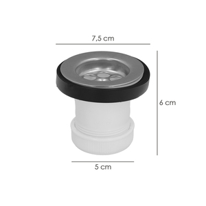 Valvola per Lavabo/Bidet con Tappo e Catena, Uscita 1 1/2" o 40 mm - Product Image 2