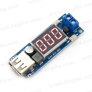 Hot Sales USB CAR Charger LED Step Down Buck Converter Voltmeter Module Power DC 4.5-40V To 5V 2A Low Ripple Board in stock