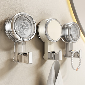 Suction Cup Hooks 3 Pack Removable Strong Adhesive Wall Mount For Bathroom Kitchen Bedroom Door Back Clothes Hat Storage - Product Image 3
