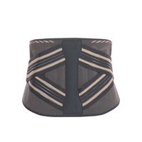 Ceinture de soutien lombaire médicale ajustable en tricot respirant avec ions de cuivre pour la compression et la stabilisation – Vente en gros