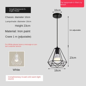 Candelabro LED de lujo moderno para el hogar, Villa, Hotel, comedor, lámpara colgante de Metal de hierro con cubierta acrílica - Product Image 2