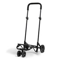 Chariot de courses Gimi Twin Black à 4 roues avec sac de 50L