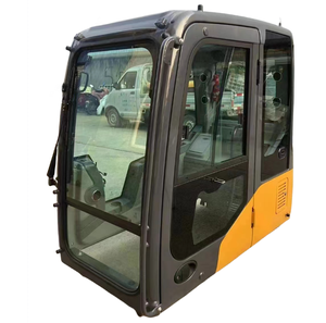 Excavadora de orugas con pieza de maquinaria de construcción de cabina de conductor con ruedas - Product Image 1