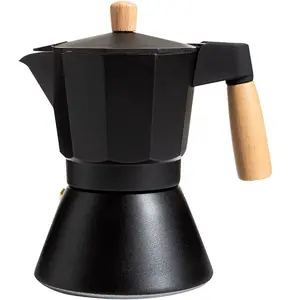 FREE SAMPLE Composite Bottom Mocha Pot Italian Household Hand-brewed Extraction Concentrated Filter Pot Stove Top Coffee Maker