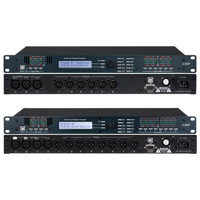 2025 Professional Sound System 3.6SP 4.8SP Digital Speaker Processor Sound System Outdoor Sound System Professional