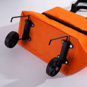 Carritos Ligeros Reutilizables para Compras, Plegables, Carrito de Supermercado con Ruedas, Bolsa de Compras Plegable con Ruedas - Product Image 4