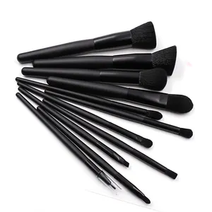 BUEART 2020 FREE Sample FREE BAG Black ANGLED brush brow cosmetic for eyeliner eyebrow nose brush for Promotion Sellls