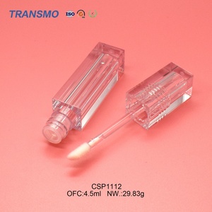 Tube de gloss à lèvres en plastique personnalisé de 5 ml avec bouchon à vis pour le stockage et l'application de baume à lèvres, rouge à lèvres, blush - Product Image 3