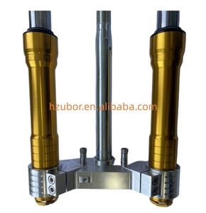 อะไหล่ช่วงล่างมอเตอร์ไซค์ MIO AEROX CNC แบบปรับได้ โช้คอัพหน้าอะลูมิเนียม แกนบัง<span class=keywords><strong>ค</strong></span>ับเลี้ยวสำหรับ YAMAHA - Product Image 4