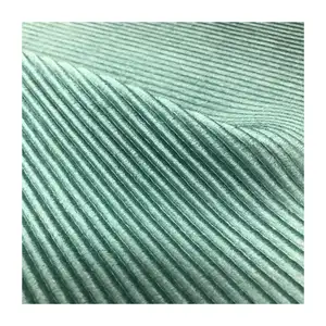 Garment designer fabric eco-friendly warm stripe super soft fabric for winter sport casual wear and outdoor coat