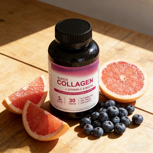 Comprimés de collagène naturel OEM de qualité supérieure pour une peau éclatante, des cheveux brillants et un blanchiment de la peau, personnalisation de la marque privée, comprimés de collagène - Product Image 3