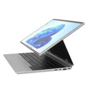 14 Inch Gaming Laptop Quad Core Intel N5105 Ips Touch Screen Win11 Pc 2 In 1 Tablet Laptops Computer Notebook