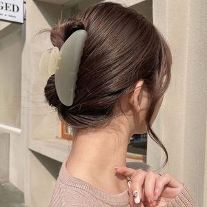 Jelly Color Large Semi-Circular <b>Hair</b> <b>Claw</b> <b>Clip</b> <b>Thick</b> <b>Hair</b> Accessory for Updo Back Head Shark <b>Clip</b> Business Promotional Gifts - Product Image 3