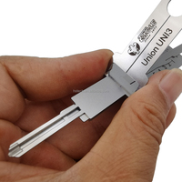 Cilindros de Cerradura Lishi Style 2 en 1 SS349 Union Lock UNI3, Decodificador y Herramienta de Apertura 2 en 1